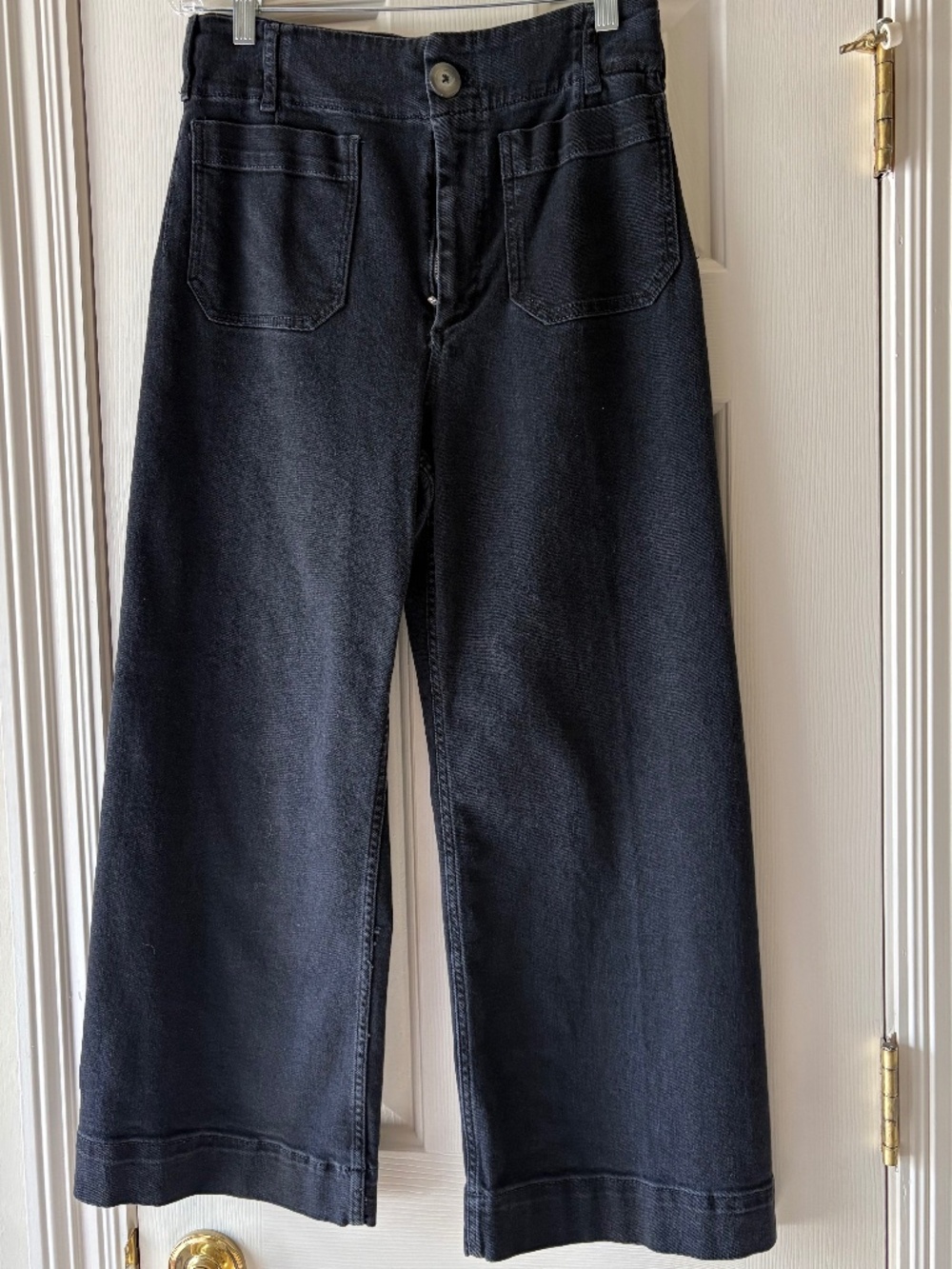 Maeve by Anthropologie Colette Wide-Leg Cropped Jeans Size 28